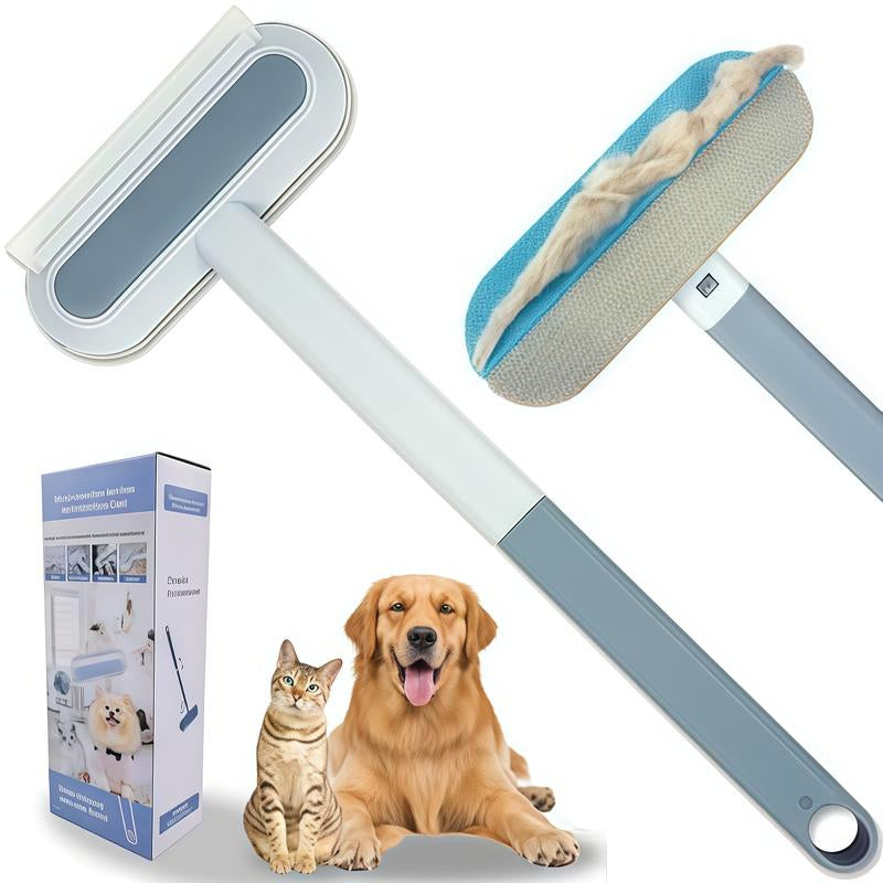 Pet Hair Remover for Furniture, Reusable, Washable Lint Brush for Dog and Cat Hair - Long Handle Design, Gentle on Couches, Carpets, Clothes, Bedding