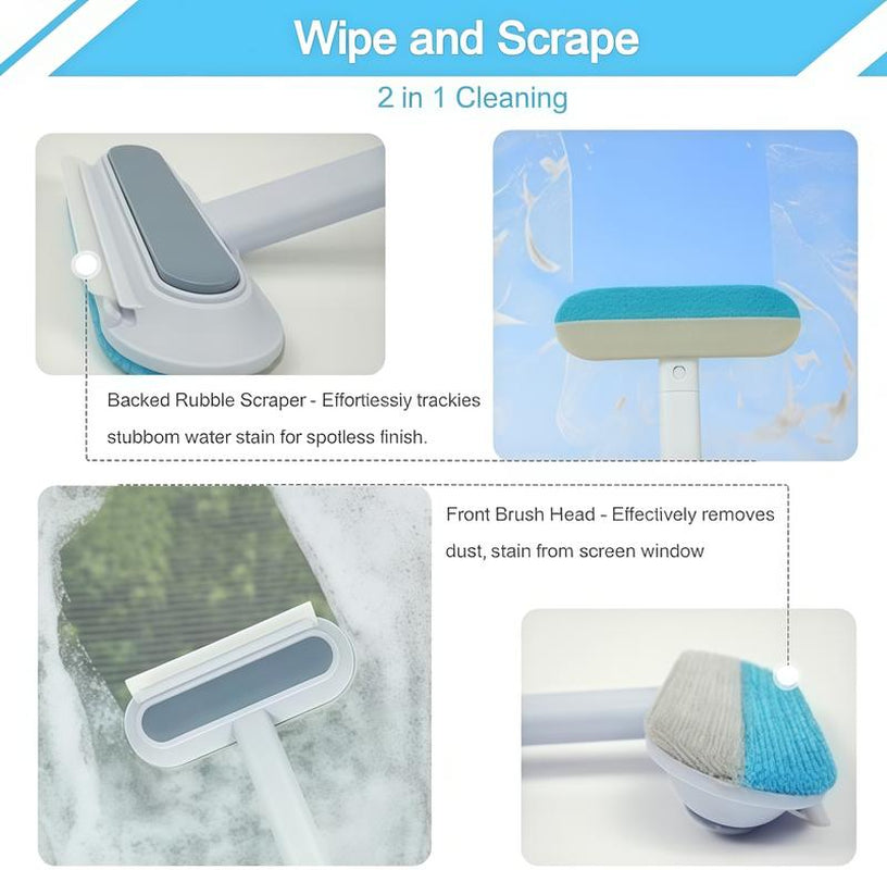 Pet Hair Remover for Furniture, Reusable, Washable Lint Brush for Dog and Cat Hair - Long Handle Design, Gentle on Couches, Carpets, Clothes, Bedding