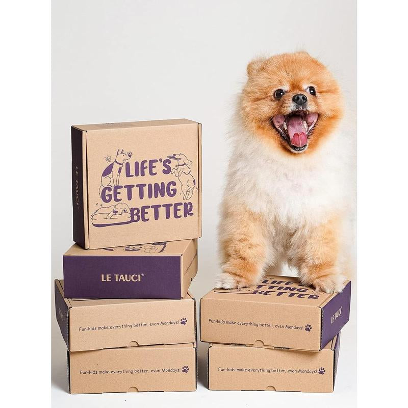 Ceramic Slow Feeder Dog Bowls Small Breed, 0.6 Cups Dog Food Dish for Fast Eaters, Puzzle Bowl for Small Dogs and Cats,Purple Feeding Pet Supplies