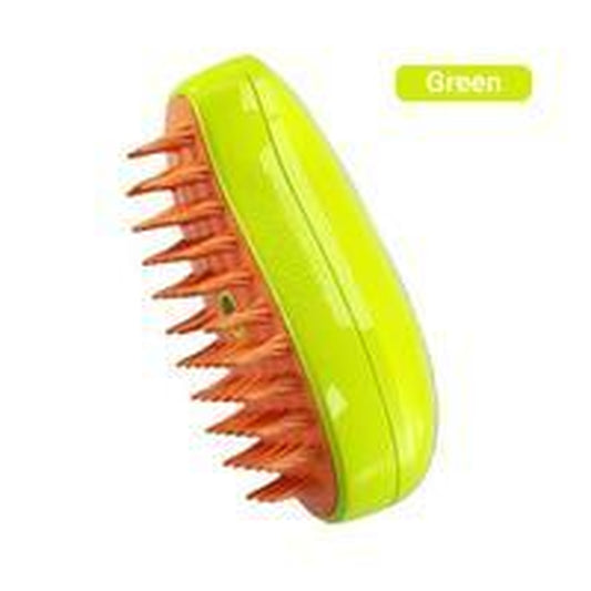 3-In-1 Steamy Pet Brush for Cats & Dogs - Adjustable Deshedding Comb with Steam Cleaning & Massage, Cordless Rechargeable Grooming Tool for Home & Furniture