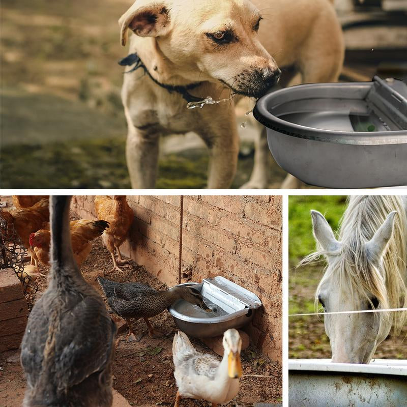 Automatic Dog Water Bowl Dispenser Stain-Less Water for Chicken and Duck