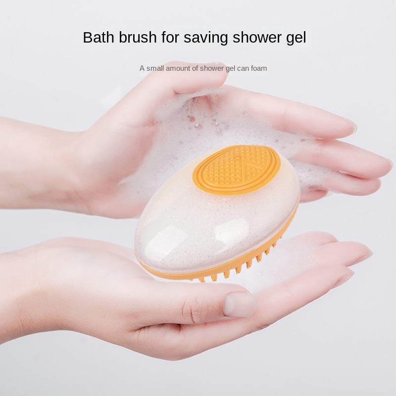 Spazzola da bagno per cani e gatti 2 in 1, pettine massaggiante SPA per animali domestici in silicone morbido, strumento per la toelettatura e la pulizia del pelo, accessori per animali domestici.