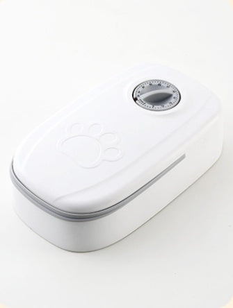 “Distributore automatico intelligente di cibo per animali domestici con timer, per cani e gatti, con ciotola in acciaio inox