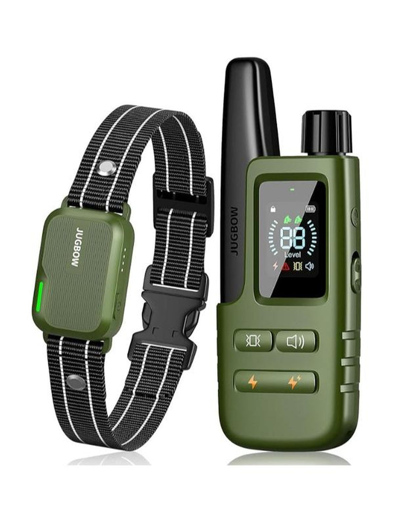 JUGBOW Dog Training Collar 3300FT Dog Training Behavior Aid, Remote IPX7 Waterproof with 4 Training Modes, Rechargeable E-Collar DT61