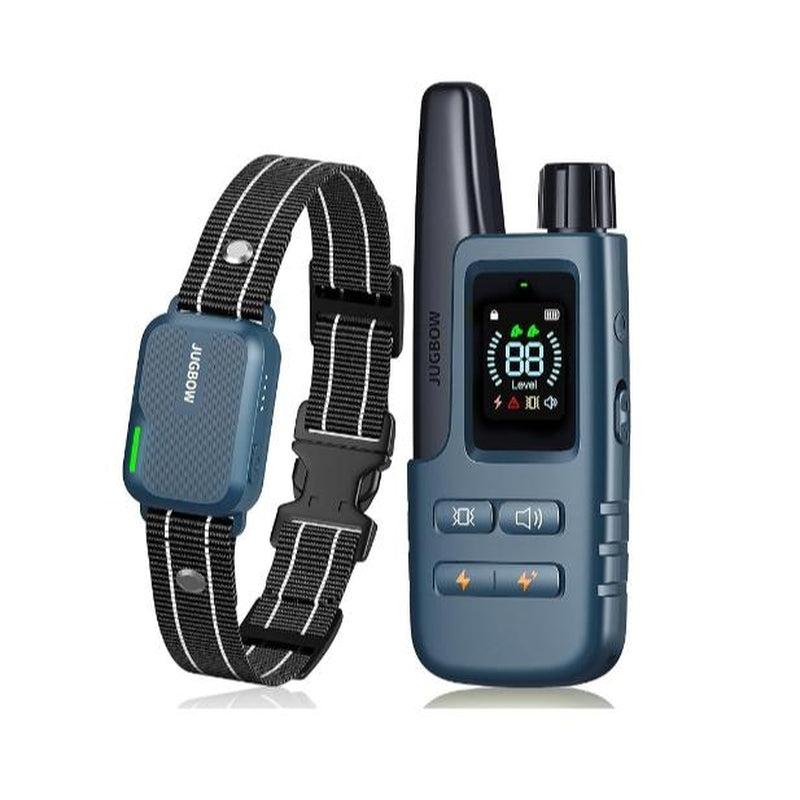 JUGBOW Dog Training Collar 3300FT Dog Training Behavior Aid, Remote IPX7 Waterproof with 4 Training Modes, Rechargeable E-Collar DT61