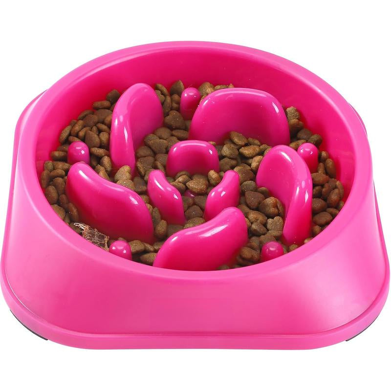 2 Count Slow Feeder Bowls, Pet Supplies That Slow down Eating, Bowls, Maze Puzzle Feeder for Medium Breed