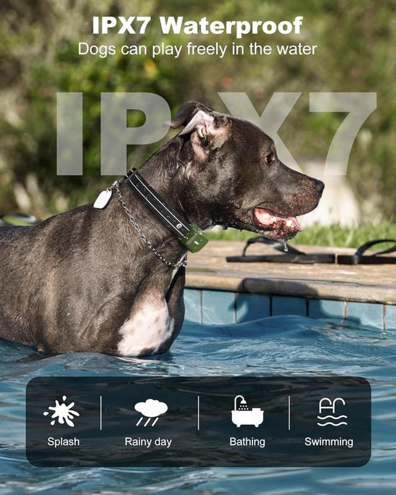 JUGBOW Dog Training Collar 3300FT Dog Training Behavior Aid, Remote IPX7 Waterproof with 4 Training Modes, Rechargeable E-Collar DT61